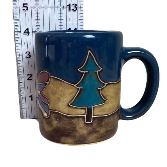 Mara Mexico Stoneware Butterfly Mug 14 oz Handcrafted Boho Coffee Cup Ceramic - Picture 4 of 7